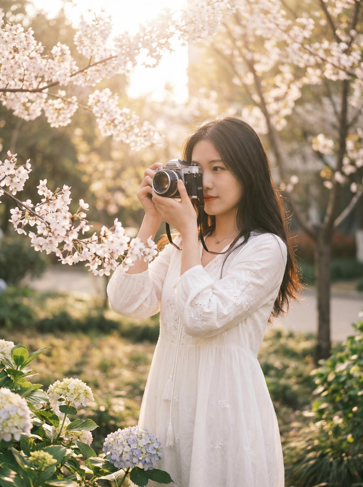 爱嚼冰淇淋春日校园写真传媒